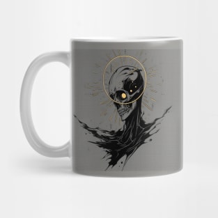 Death Mask Illustration Mug